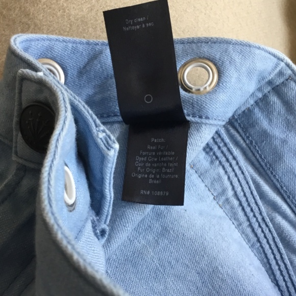 Rag & Bone Crop Grommet Jeans Powder Blue - Picture 11 of 11